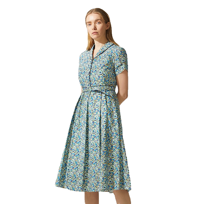 海兰丝收腰气质优雅连衣裙