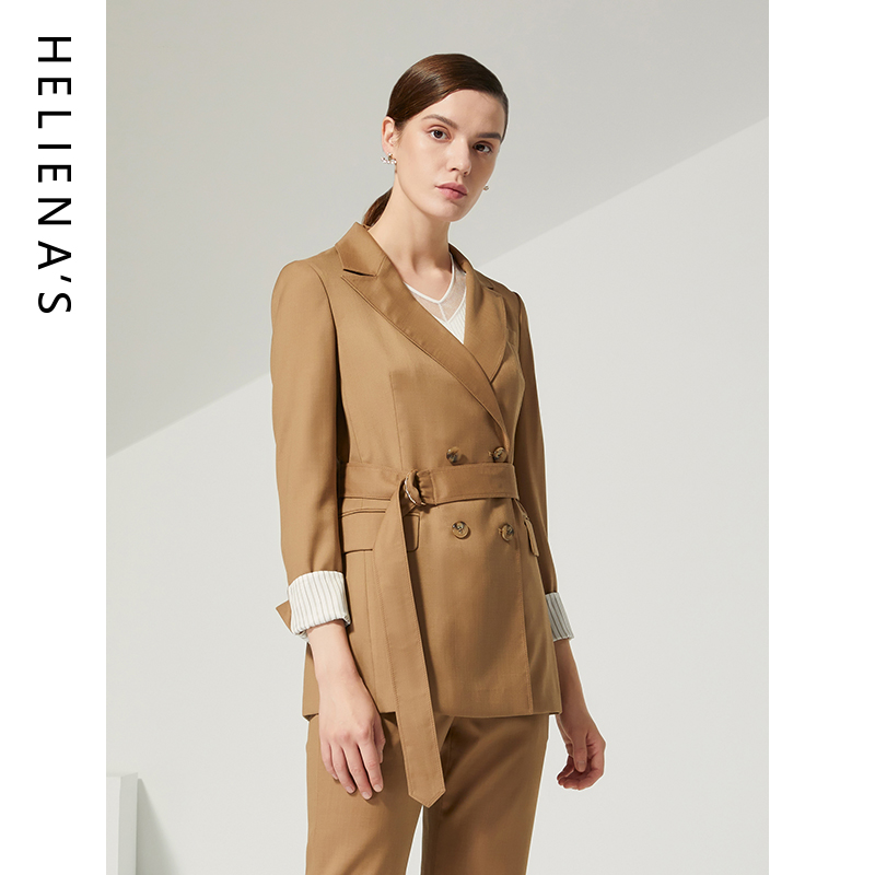 海兰丝修身气质小西服