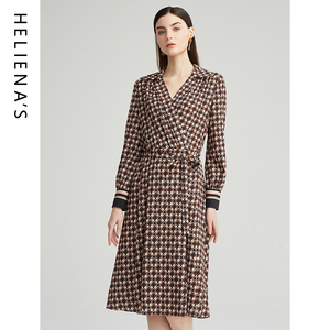 海兰丝 奢睿 女装 商场同款 春夏新品 连衣裙S2110P12连衣裙