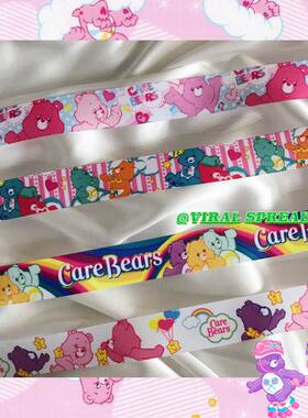 VIRAL SPREAD 复古carebears爱心彩虹熊可爱土酷choker项圈包邮