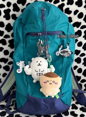 VIRAL SPREAD 超嗲嘟黑白波点花纹猫猫音符镂空星星包包挂件