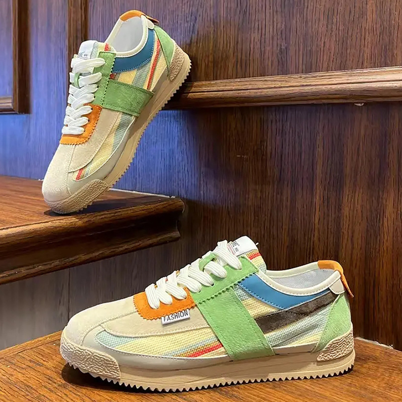 夏季透气男鞋休闲百搭日常阿甘鞋