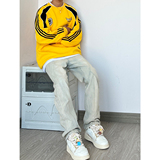 OK25*P60直播品质数据直筒牛仔裤男潮高街美式复古，男装牛仔裤，电商A007-3