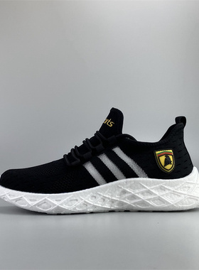 稀缺好货 外贸男户外休闲运动鞋夏季透气网面鞋爆米花情侣跑步鞋