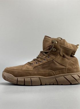 稀缺外贸工厂好货男户外运动休闲高帮鞋春秋绒面帆布马丁靴工装鞋