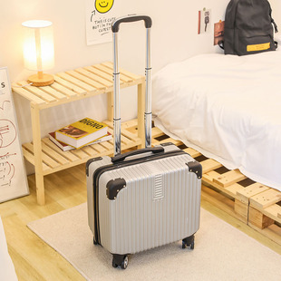 拉杆箱 行李箱男女学生迷你小型18寸旅行登机皮箱日系复古轻便密码