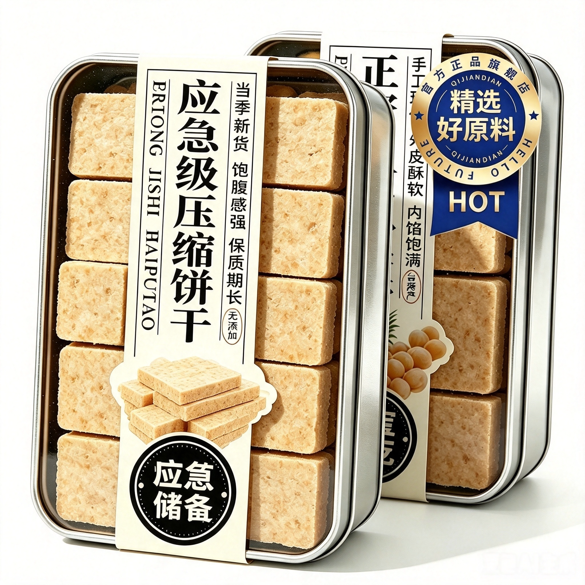 央妈推荐压缩饼干营养代餐饱腹