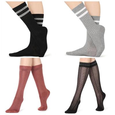 中筒袜CALZEDONIA棉街拍