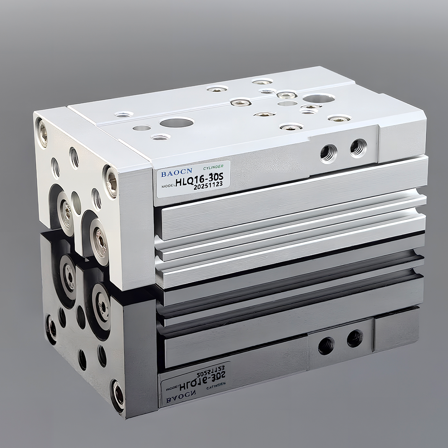 亚德客型薄型精密滑台气缸HLQ6