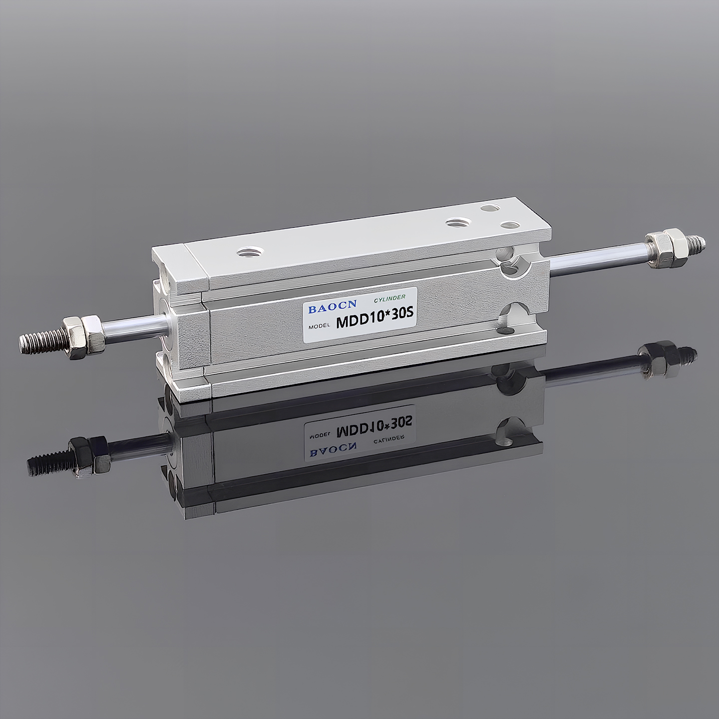 厂家直销自由安装MDD10-20/25/50/60S带磁双出轴气缸小型气动元件