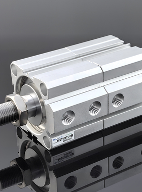 薄型气缸双倍力气动元件ACQT16/25/5080X5X20X30X40B不带磁外牙