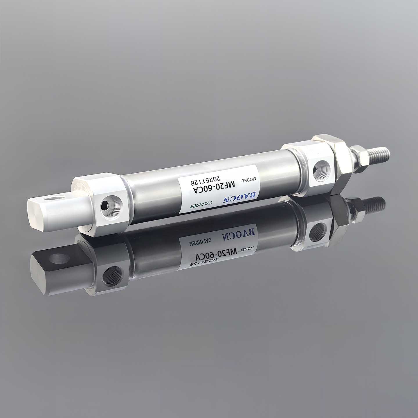 亚德客型不锈钢迷你气缸MF20/25/32/40X50X75X100X250-CA/CM/U