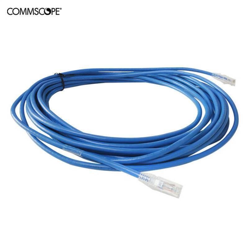AMPNETCONNECT康普NPC06UVDB-BL007F六类非屏蔽跳线7英尺原安普