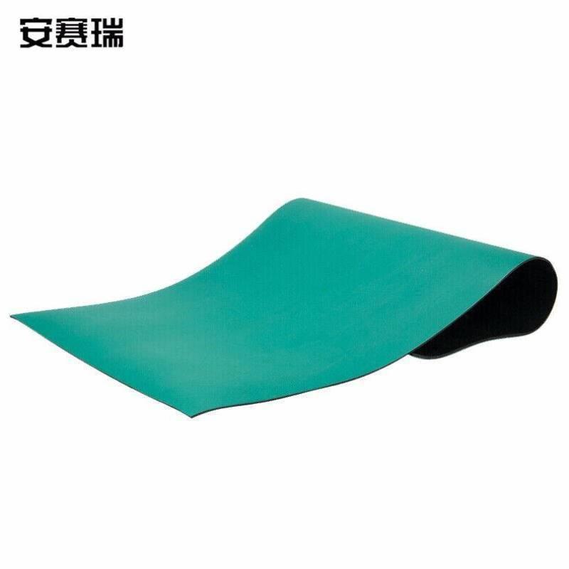 安赛瑞橡胶防静电台垫桌垫绿色实验室抗静电桌垫防静电工作台布防