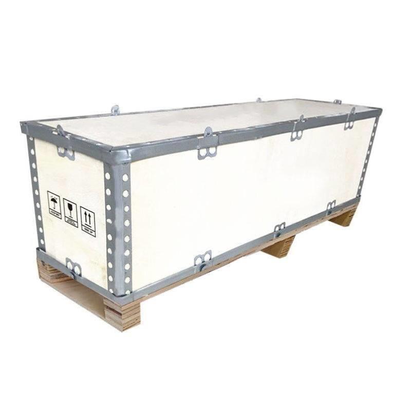 万尊客户定制木箱1200*600*600mm承重300kg可进叉车物流箱