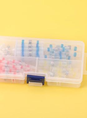 防水免压焊锡环热缩管透明接线端子电线套管蓝色1.5-2.5平