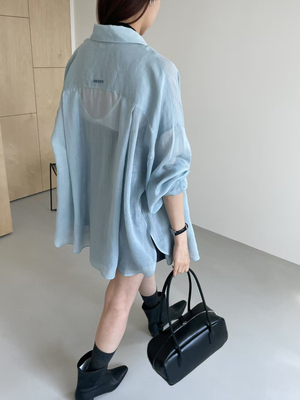 现atmosphere韩国2025夏季新款时尚百搭宽松休闲衬衫