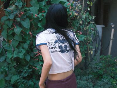tempting现韩国东大门2026春夏新款百搭纯色圆领短袖T恤女