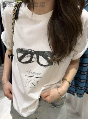 brick lane韩国东大门2026春季新款女装圆领宽松短袖T恤女打底衫