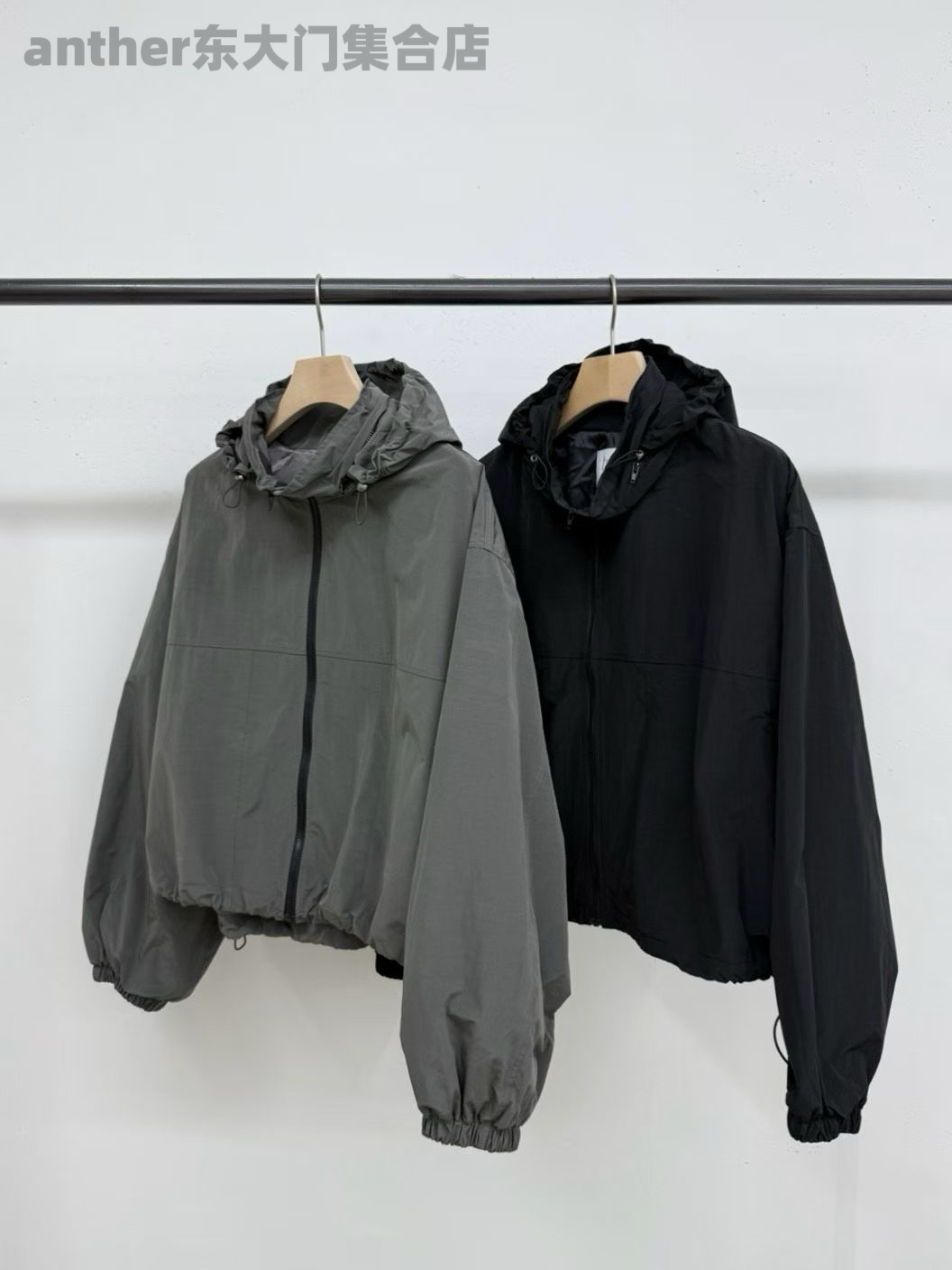 taupe韩国2025秋季新款时尚百搭宽松休闲连帽冲锋衣外套风衣