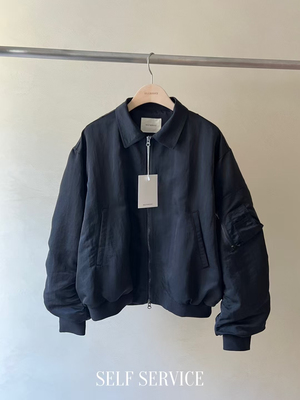 现韩国东大门2025春夏 self service百搭翻领拉链夹克外套棒球服