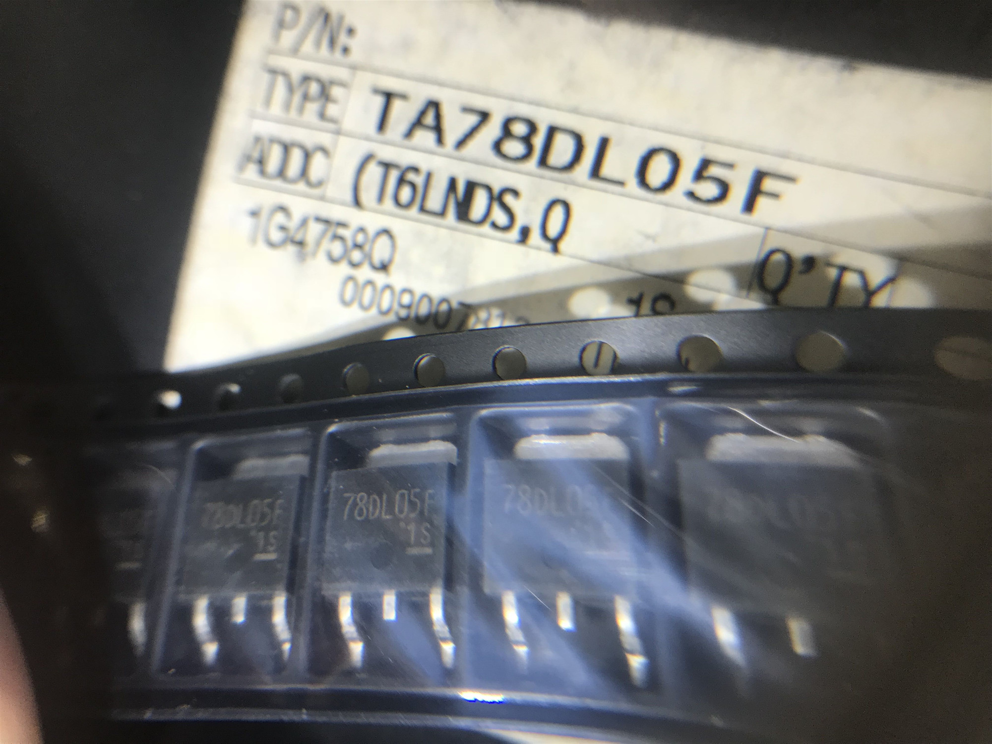 TA78DL05F TA78DL05 T6LNDS,Q 1S 全新原装正品 每购买1件=10PCS