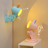 饰个性 24年新款 迷你台灯兔子冰箱贴磁铁磁贴冰箱侧面装 创意吸铁石