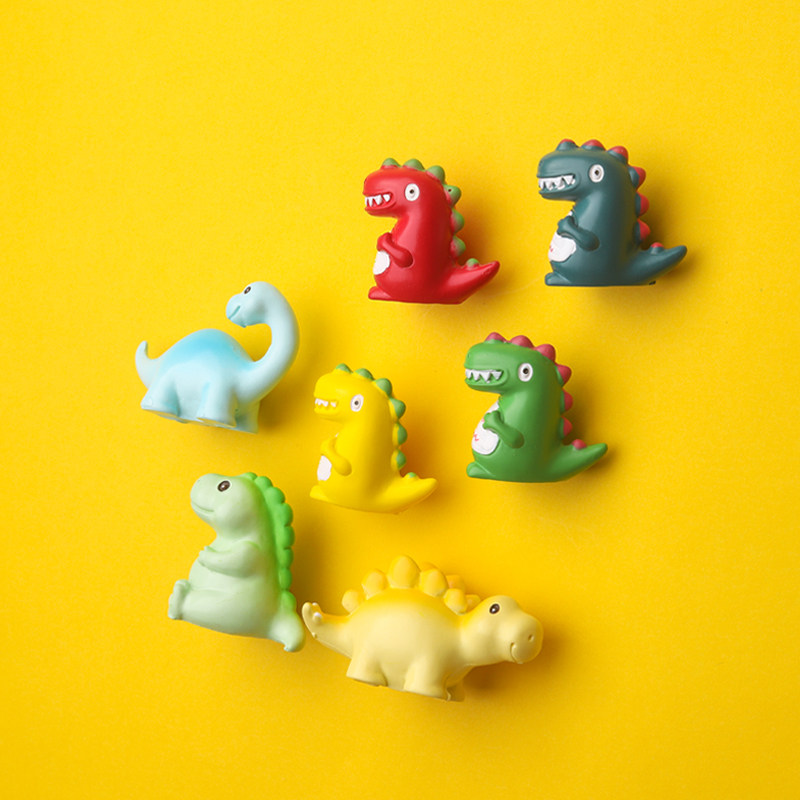 喵二恐龙冰箱贴磁贴儿童早教创意个性3D立体树脂动物磁性贴吸铁石,家居饰品,冰箱贴,淘宝优惠券,粉丝福利购,淘宝优惠卷