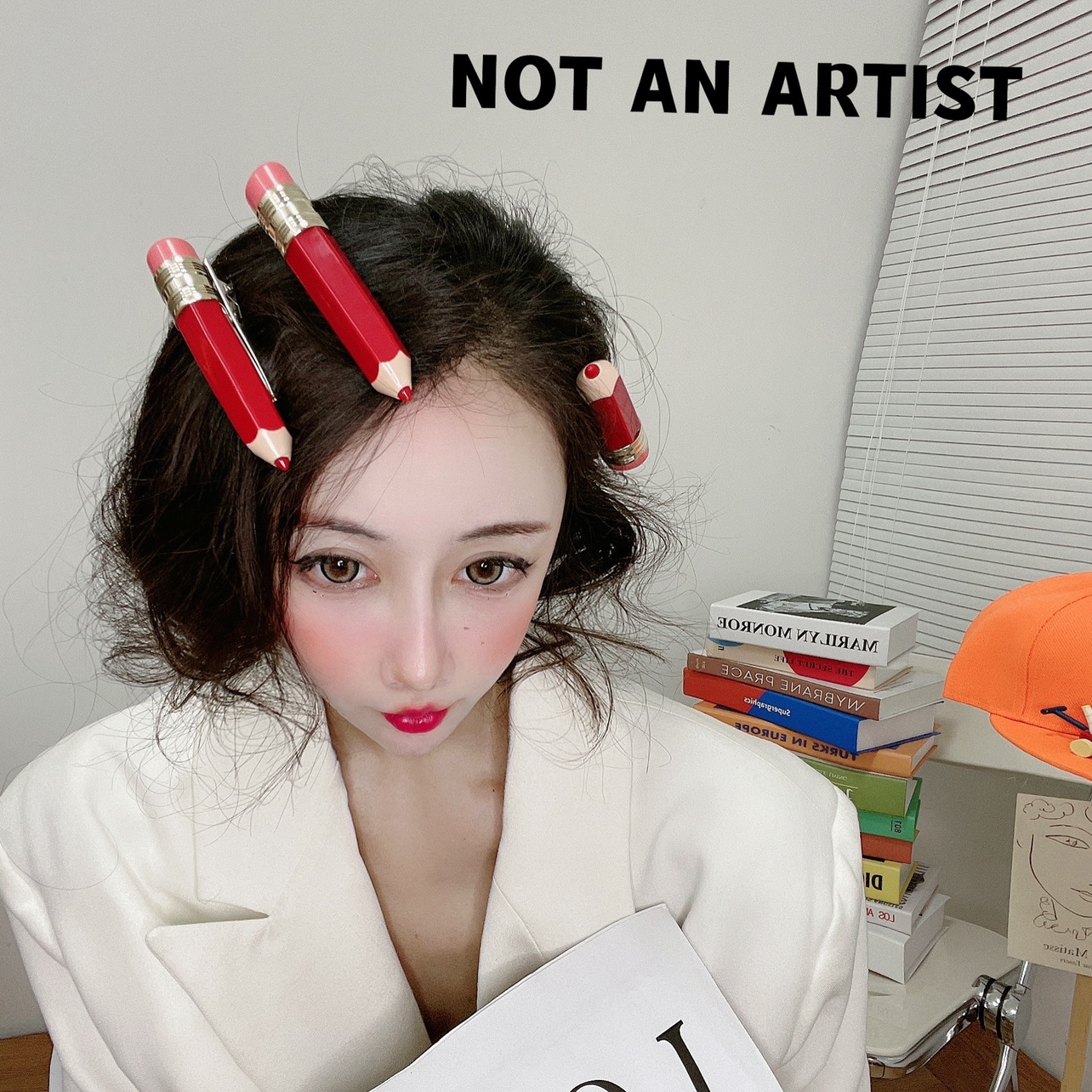 原创开学季发夹NOTANARTIST