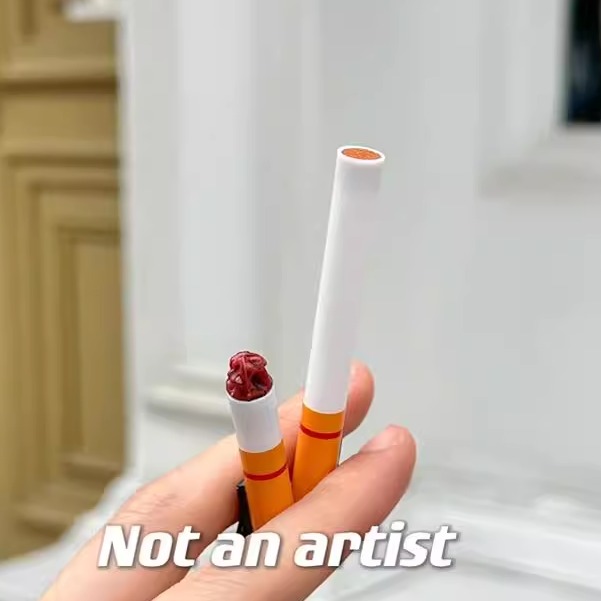 趣味设计冷淡风小众发饰一只香烟发夹刘海夹造型鸭嘴夹恶搞smoke