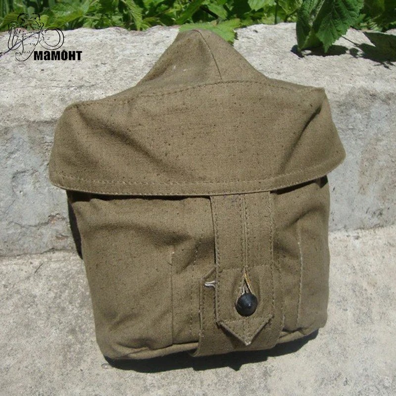 直采俄罗斯原品 公发苏联空降兵水壶帆布壶套VDV早期水壶腰包