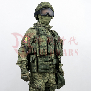 冷战授权复刻俄军三代6sh117战术背心全迷彩织带俄罗斯小绿人装具