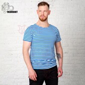 蓝白条纹 男女体能服速干半袖 冷战自营外贸俄罗斯空降兵短袖 海魂衫