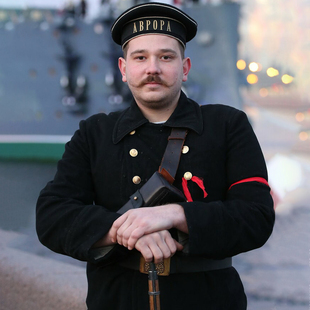 冷战授权 复刻二战苏联海军羊毛呢水兵短大衣12扣PeaCoat海步黑衫