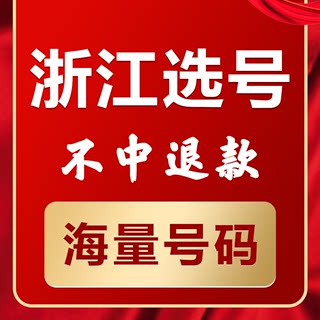 浙江杭州宁波温州嘉兴新能源车汽车辆自编自选汽车牌照选号