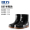 557 short tube - cow rubber sole - black thickened wear-resistant and anti slip