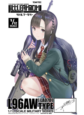 预售定金 TOMYTEC 拼装模型 小军械库 LA070 L96AW狙击步枪 再版