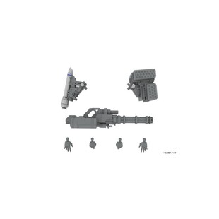 补款 PLUM 拼装模型 5inM 特勤机甲队 装甲步兵用武器套装D 1/48