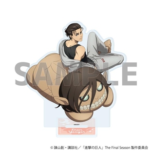 预售定金 A3 进击的巨人 最终季 和玩偶一起 亚克力立牌 日谷周边