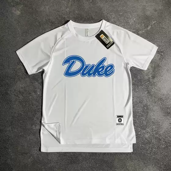 Ncaa North Carolina American-Style Quick-Drying Shooting Training Clothing Breathable Quick-Drying Sports Fitness Running T-Shirt Short-Sleeved