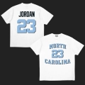 H8 North Carolina 23 White Short Sleeves