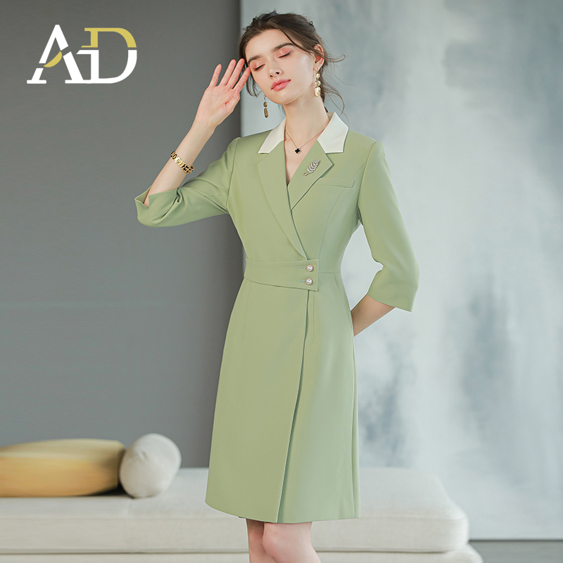AD西装连衣裙高端气质名媛女神范高级感职业装裙子职场优雅西服裙