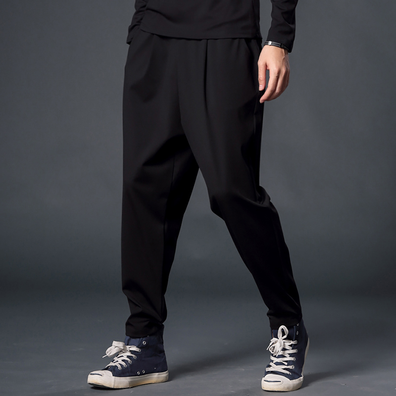休闲男士黑色小脚百搭运动哈伦裤