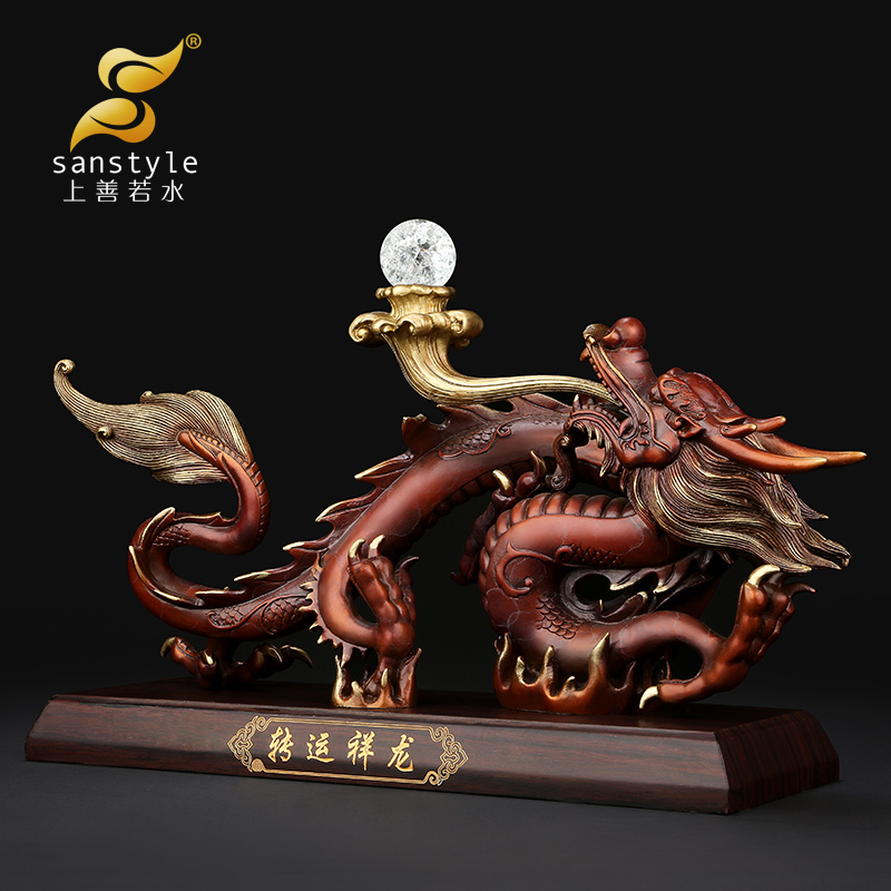 Các tốt cũng giống như đồ nội thất phòng ngủ nhà phòng khách đồng tinh khiết Lucky Dragon đồ trang trí mở quà tân gia 1029