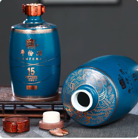 创意陶瓷空酒瓶藏酒坛散装酒壶1斤3斤5斤礼盒窖藏酒坛子家用密封