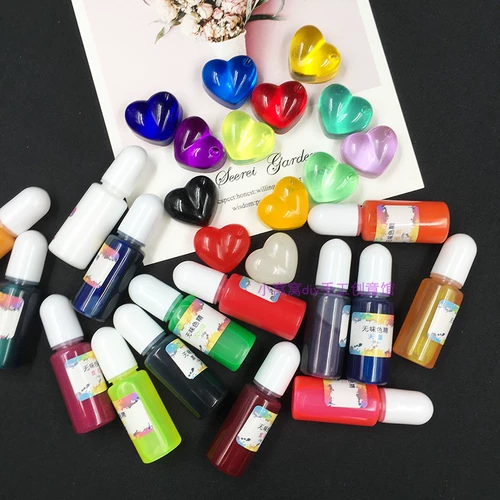 Базовая эпоксидная смола ручной работы, клей, 15 цветов, 10 мл