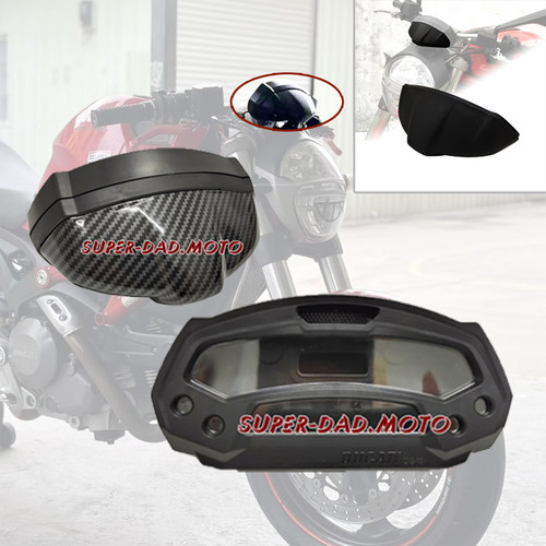 适用于杜卡迪 696 795 796 M1100怪兽 仪表壳 仪表下罩底座后脑壳