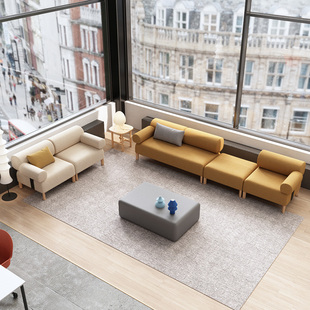 森川模块创意组合接待沙发办公室会客接待CBD大堂休息区洽谈sofa