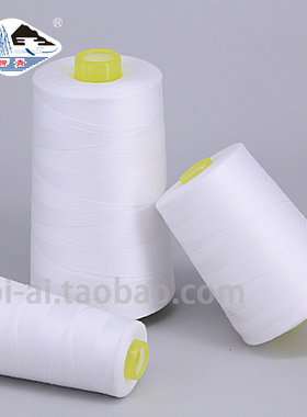 正品柳青线plus高速绗缝纫制衣刺绣花拷边黑白402涤纶16000码450g