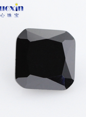 diy正方形黑色裸石水晶钻